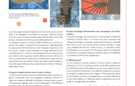 api Milano Magazine - Maggio 2011 - ILGA GOMMA - Per risparmiare energia bisogna far lavorare il cervello