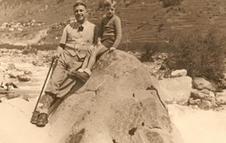 Antonio e Gianni Sempio, fondatori di ILGA in Valmalenco - anni '30